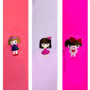 Kit com Meia Calça  40 Fios Lisos Com Desenhos Coloridas