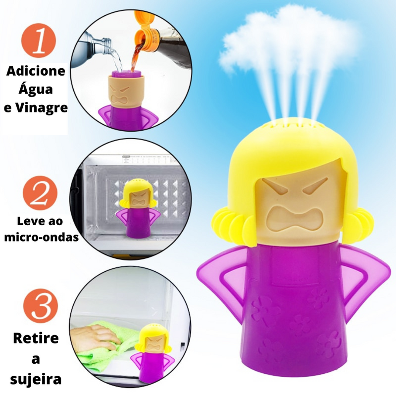 Higienizador de Micro-Ondas Super Clean