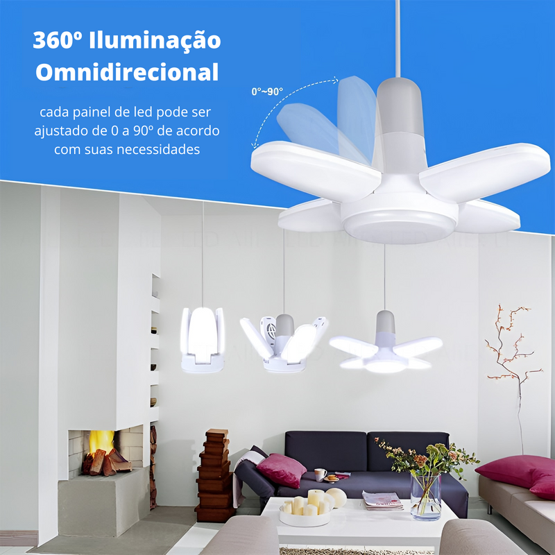 Lâmpada LED Trevo 4 Folhas