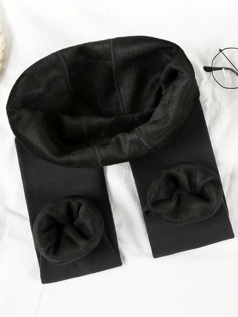 Meia-Calça de Veludo Inverno Russo
