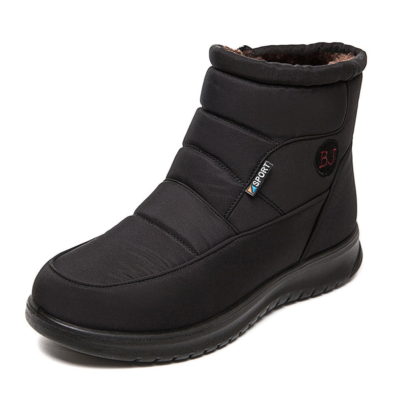 Bota Inverno Feminina Revestida em Lã