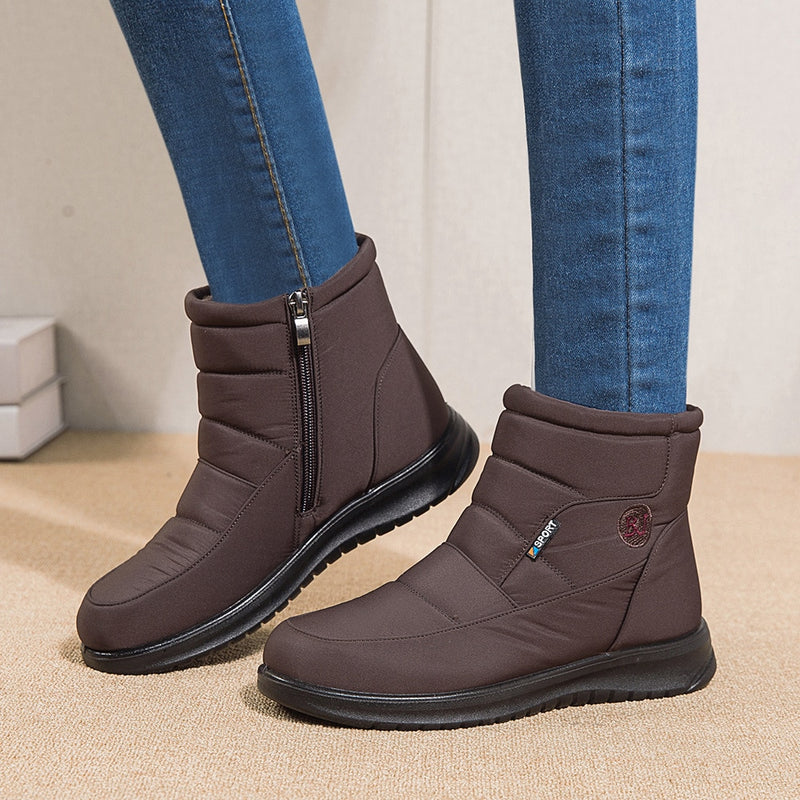 Bota Inverno Feminina Revestida em Lã