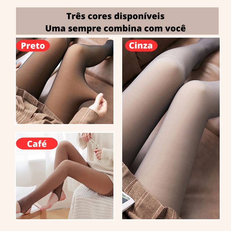 Meia Calça Térmica com Lã