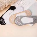 Meia Pé de Anjo Estilo Sapatilha Soquete Rendada