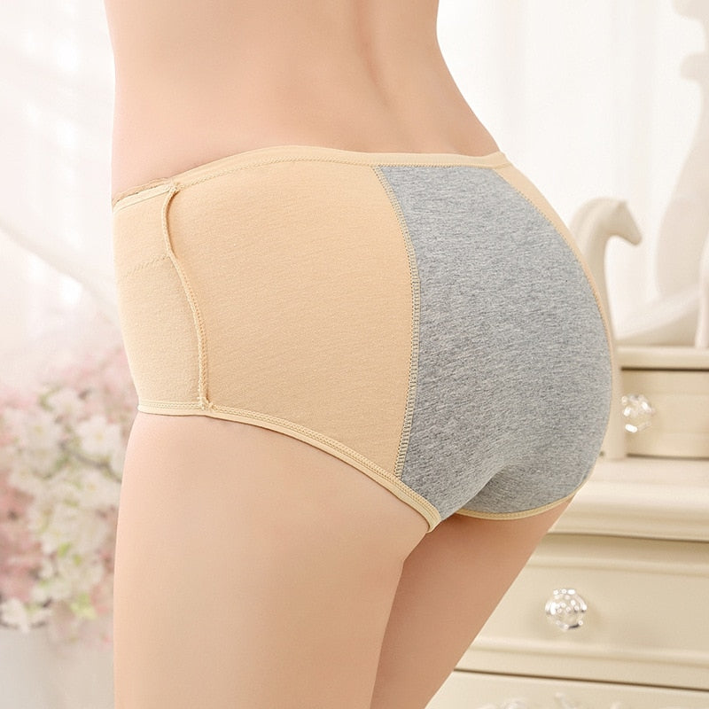Calcinha Absorvente Seca e Suave em Algodão - Conjunto com 3Pçs