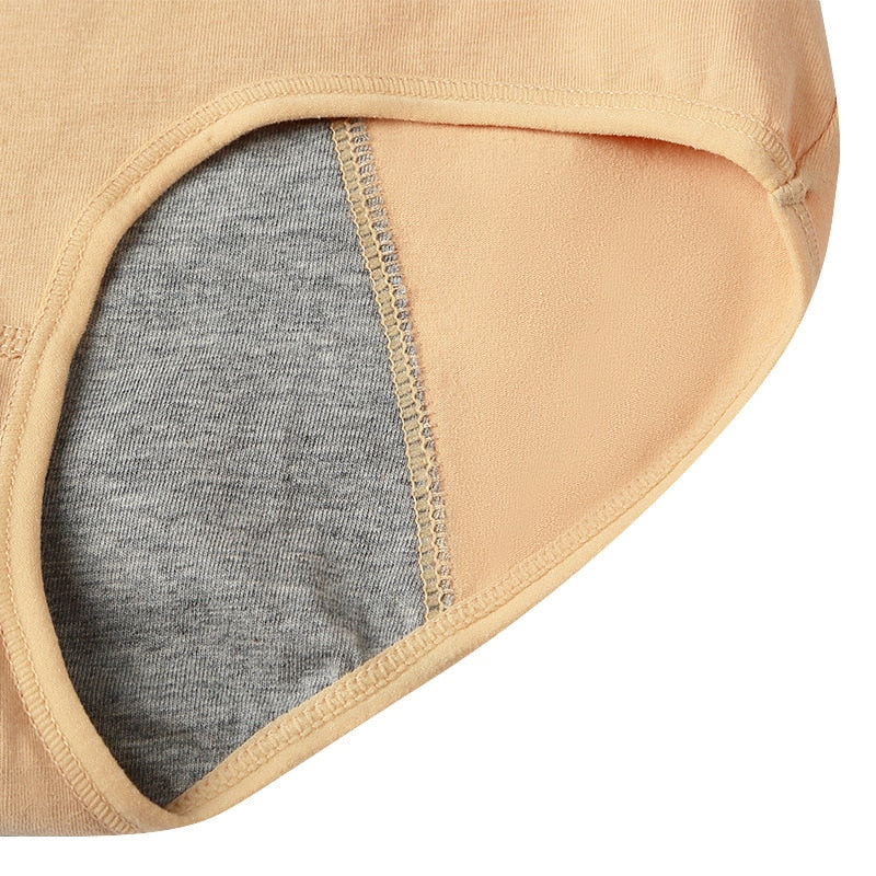 Calcinha Absorvente Seca e Suave em Algodão - Conjunto com 3Pçs