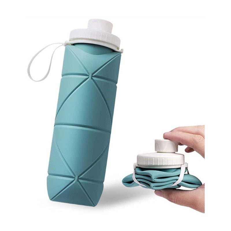 Garrafa para Água Dobrável 600ml