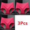 Calcinha Absorvente Seca e Suave em Algodão - Conjunto com 3Pçs