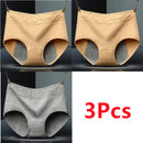 Calcinha Absorvente Seca e Suave em Algodão - Conjunto com 3Pçs